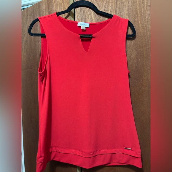 Calvin Klein Tops - Calvin Klein Red Sleeveless Women's Top